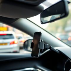 Uchwyt na telefon w samochodzie – przepisy i gdzie go zamontować, by nie łamać zakazu trzymania telefonu w ręku